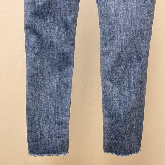 KanCan 11 (29) Skinny Jeans Mid Rise Stretch Distressed Womens Raw Hem SP1342-1 - Picture 6 of 12